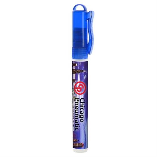 Antibacterial Hand Sanitizer Pocket Sprayer 0.33 Oz. Full Color